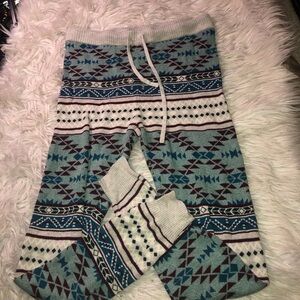 American eagle tribal legging pants medium